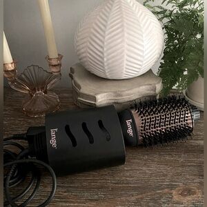Lange Hair-LeVolume-2 in 1-Titanium Blow-Dryer Blush Hot Air Brush Styling Brush